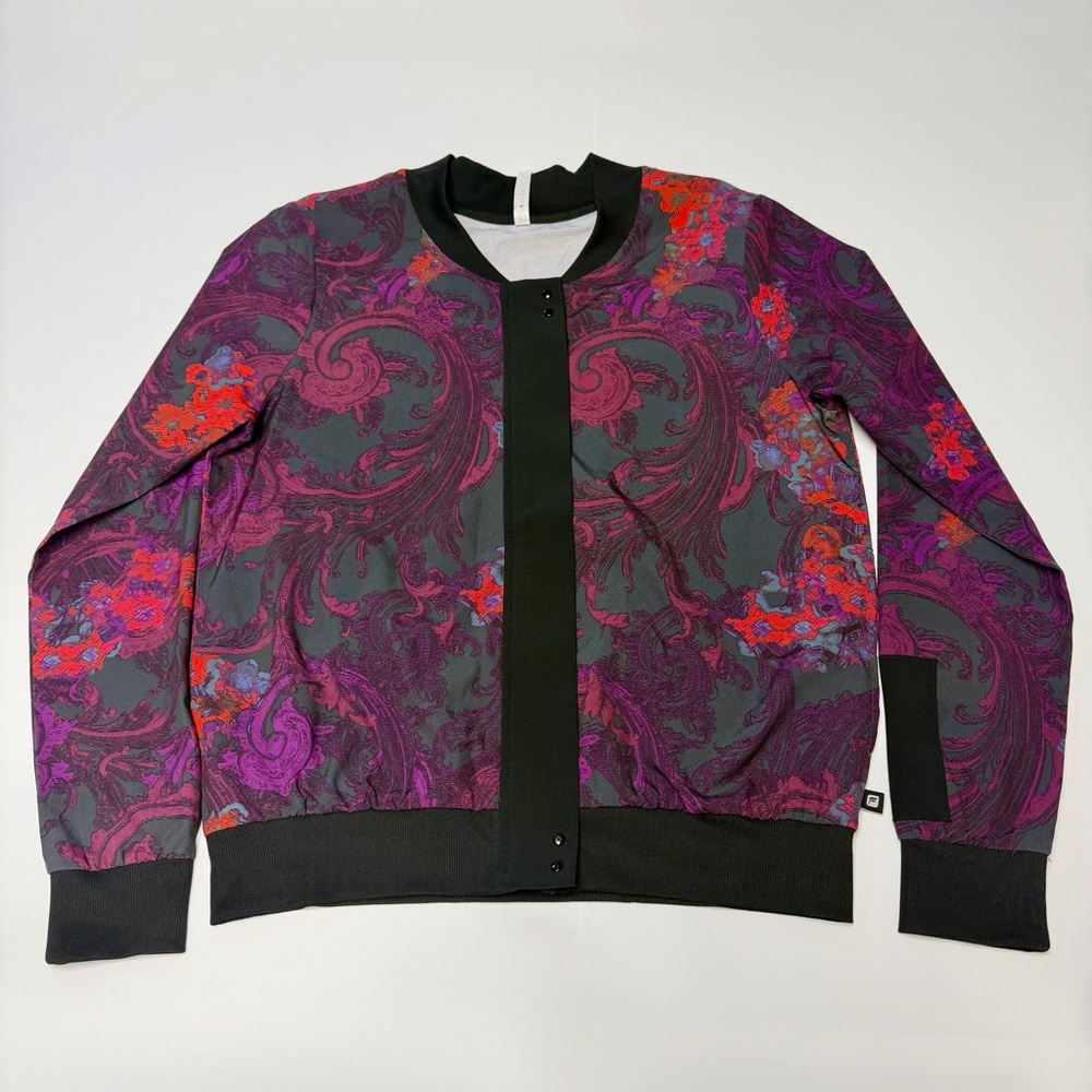 Fabletics Ithaca Bomber Jacket Activewear Floral … - image 4